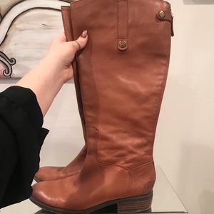 Sam Edelman Penny 2 Wide Calf Leather Riding Boots